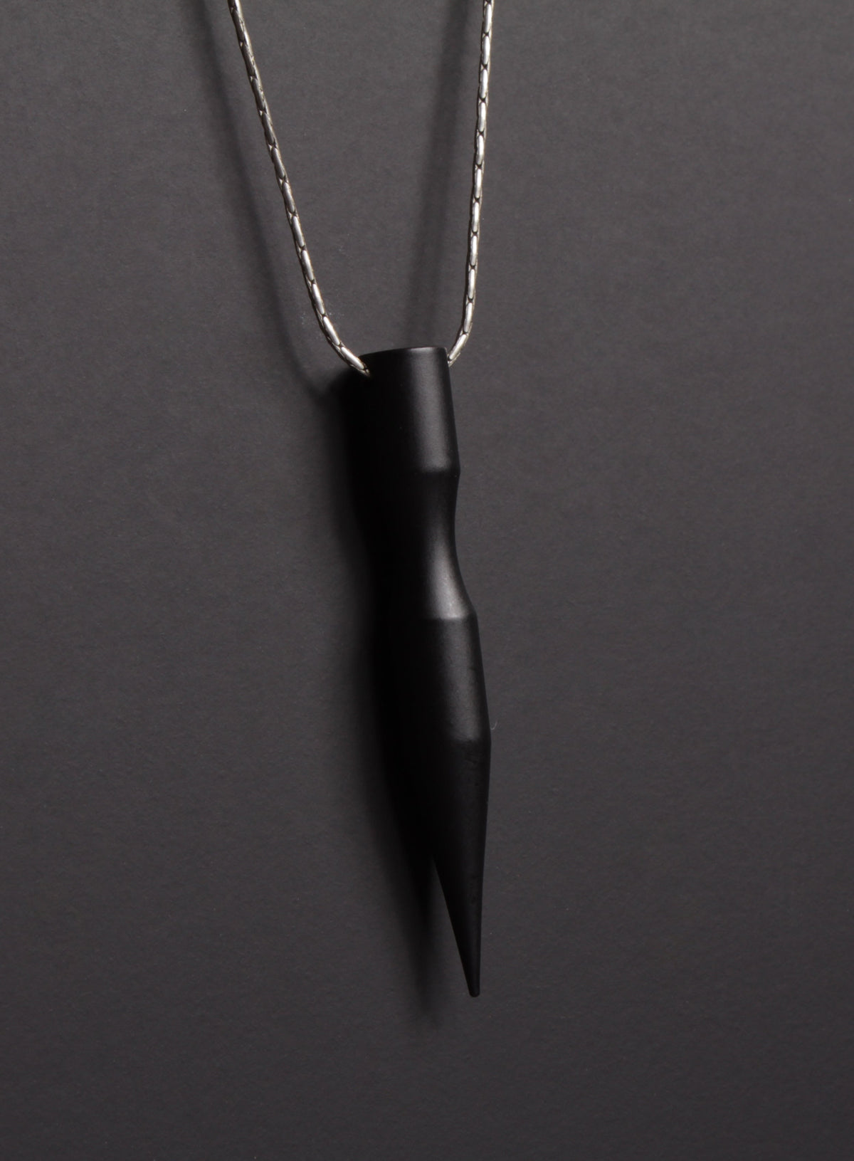 FINAL SALE Black Spike Men's Necklace