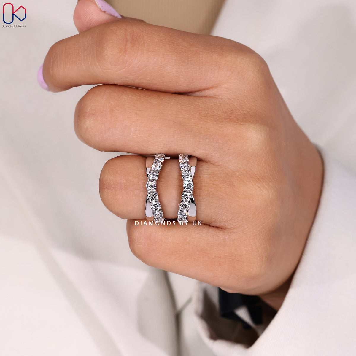 Round Diamond Ring Enhancer Wedding Band