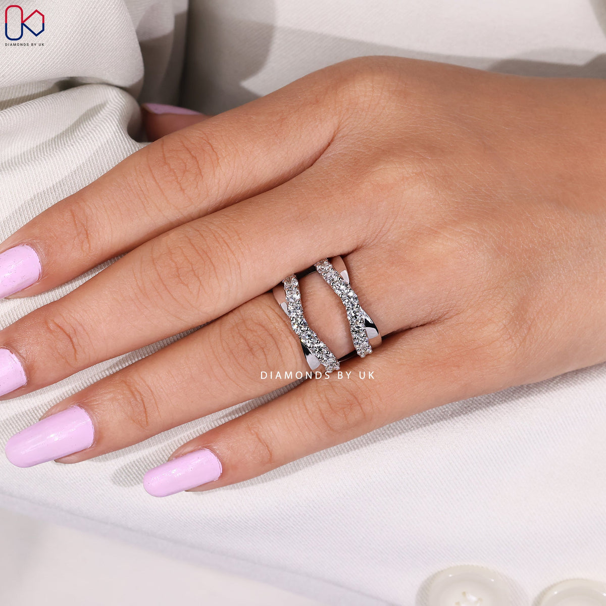 Round Diamond Ring Enhancer Wedding Band