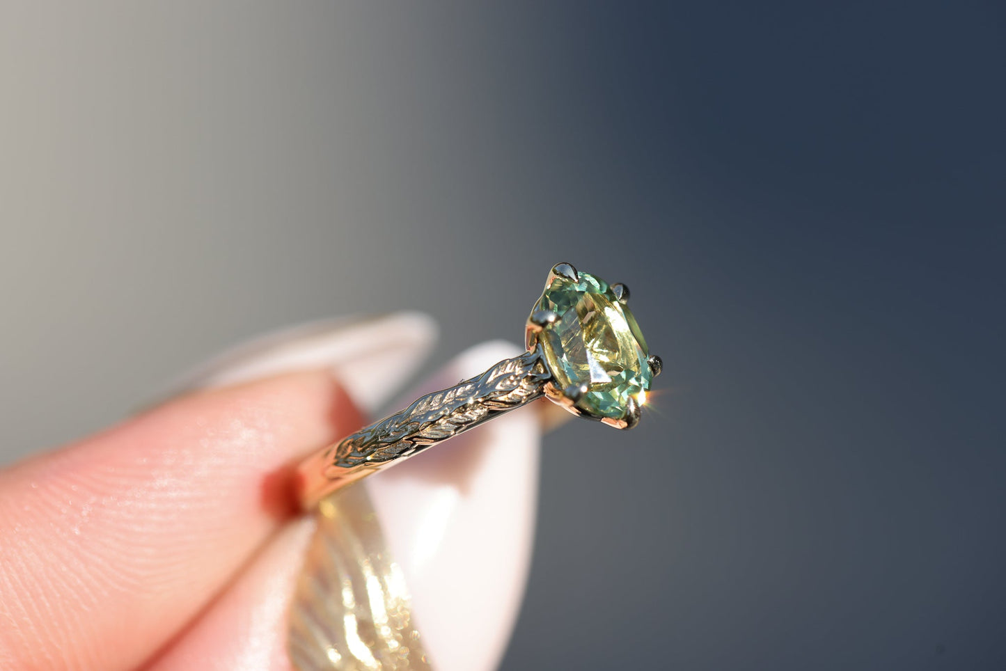 Customize your own Rowan accent stones with 8x6mm oval center