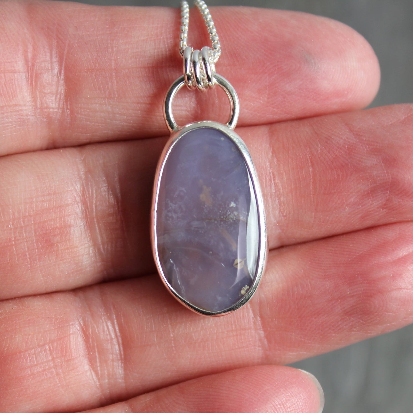 Oregon Holley Blue Pendant Necklace | Pacific Northwest Gemstone