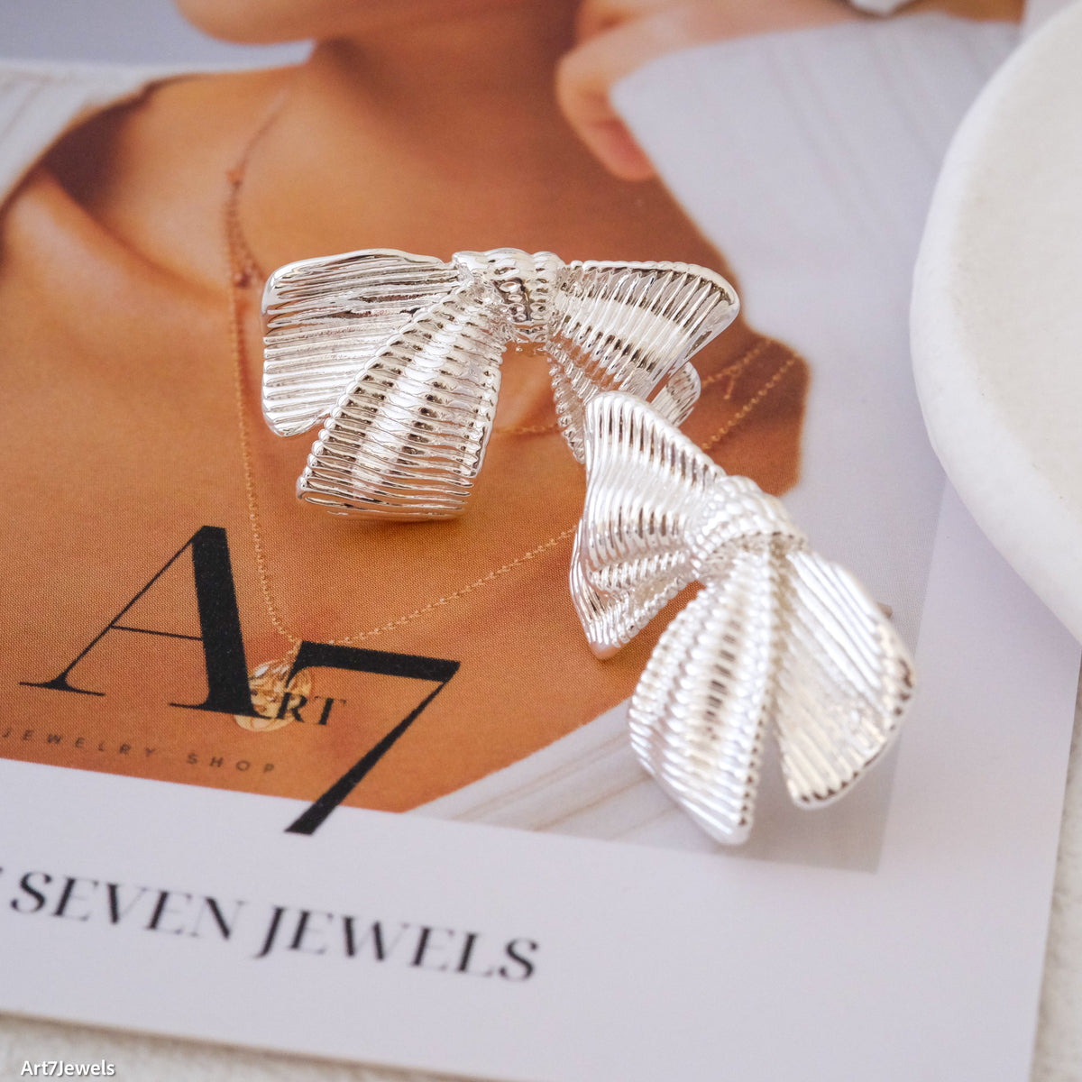 Bow Stud Earrings