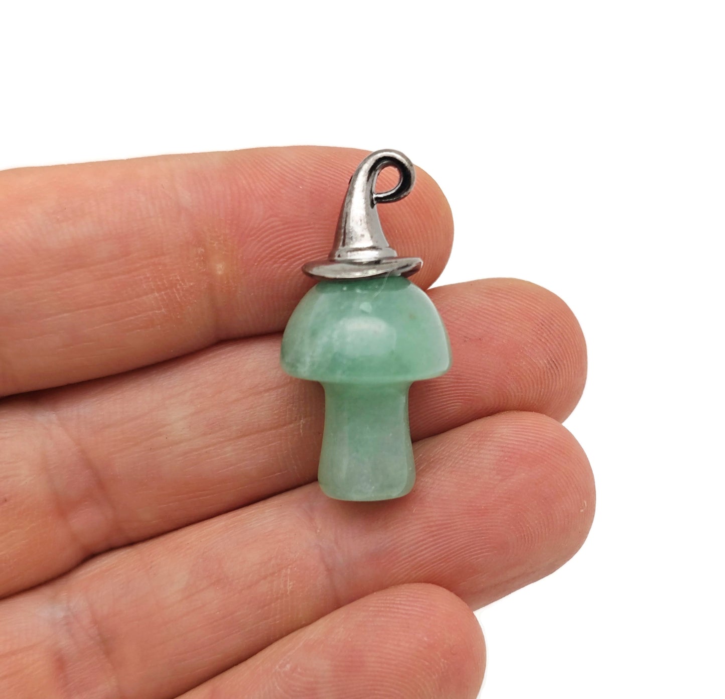 Halloween Hat Gemstone Mushroom - Gemstone Pendant - 25mm - MIX