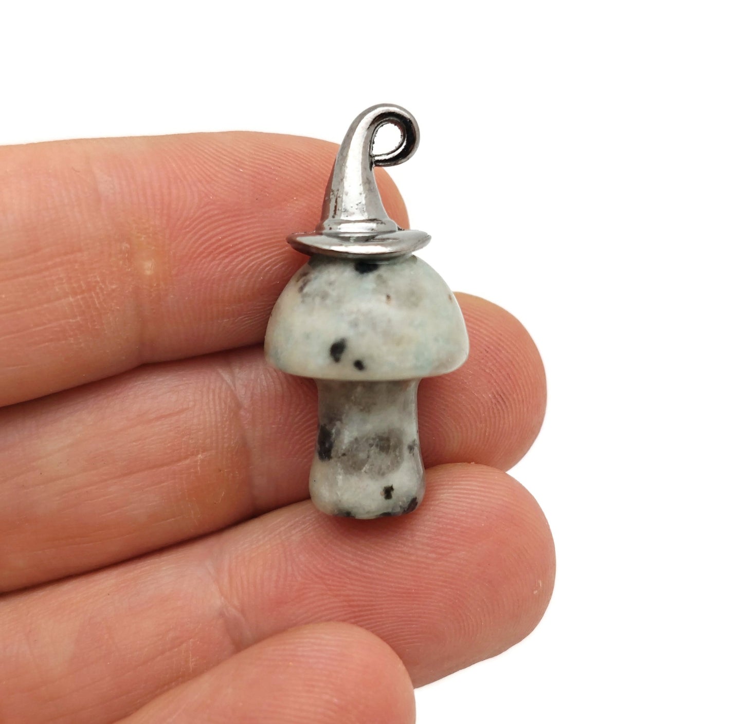 Halloween Hat Gemstone Mushroom - Gemstone Pendant - 25mm - MIX