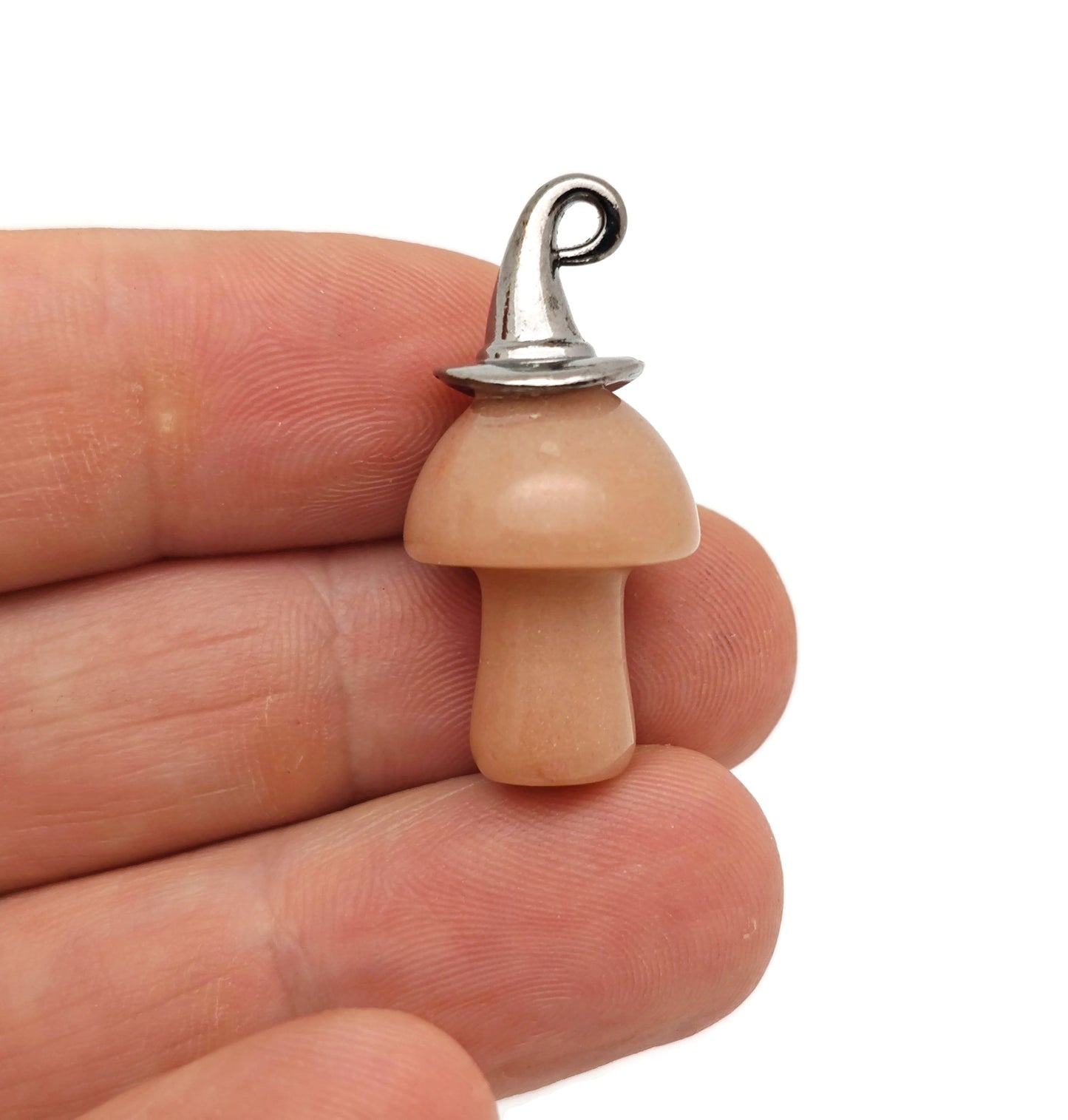 Halloween Hat Gemstone Mushroom - Gemstone Pendant - 25mm - MIX