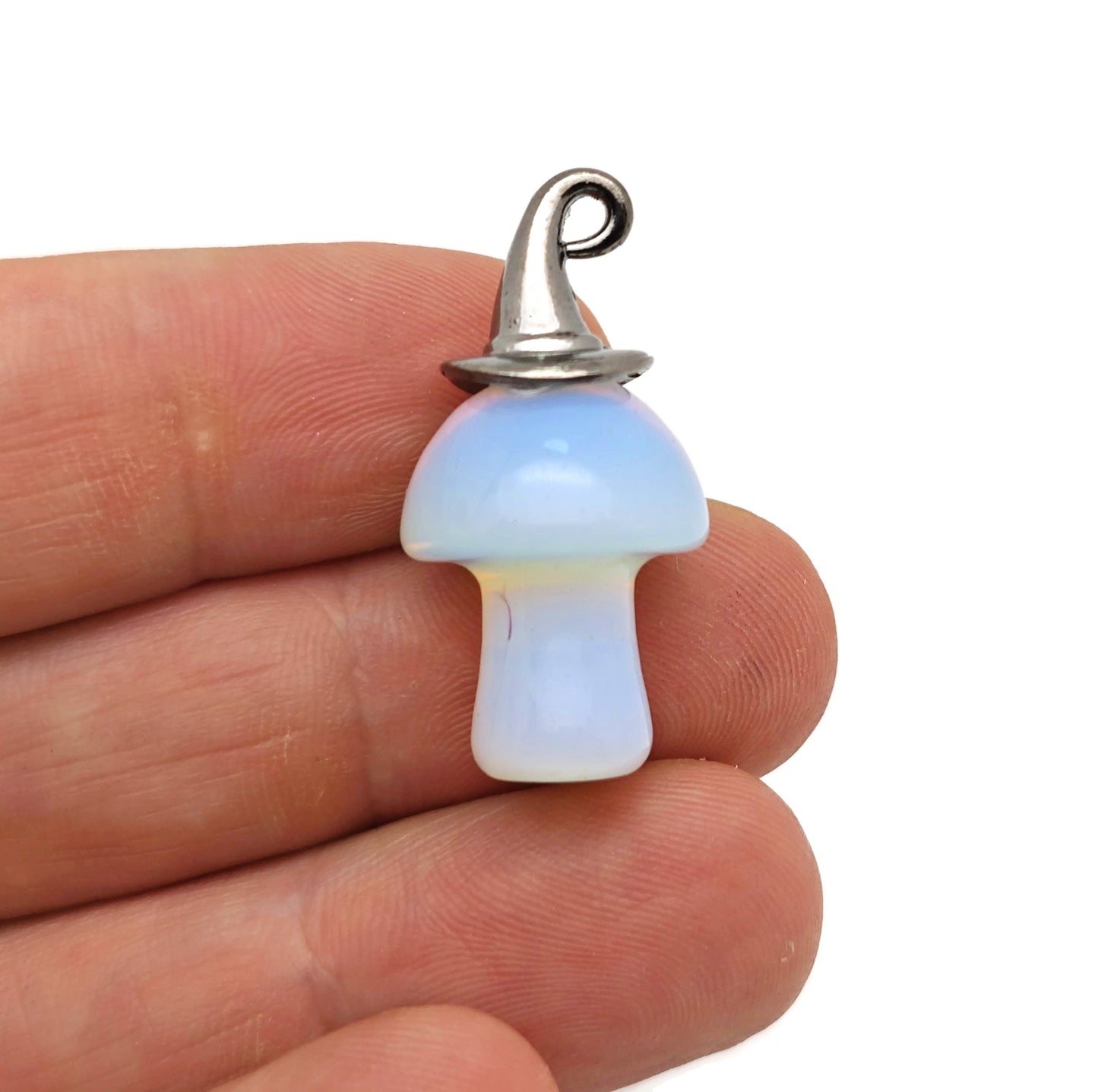 Halloween Hat Gemstone Mushroom - Gemstone Pendant - 25mm - MIX