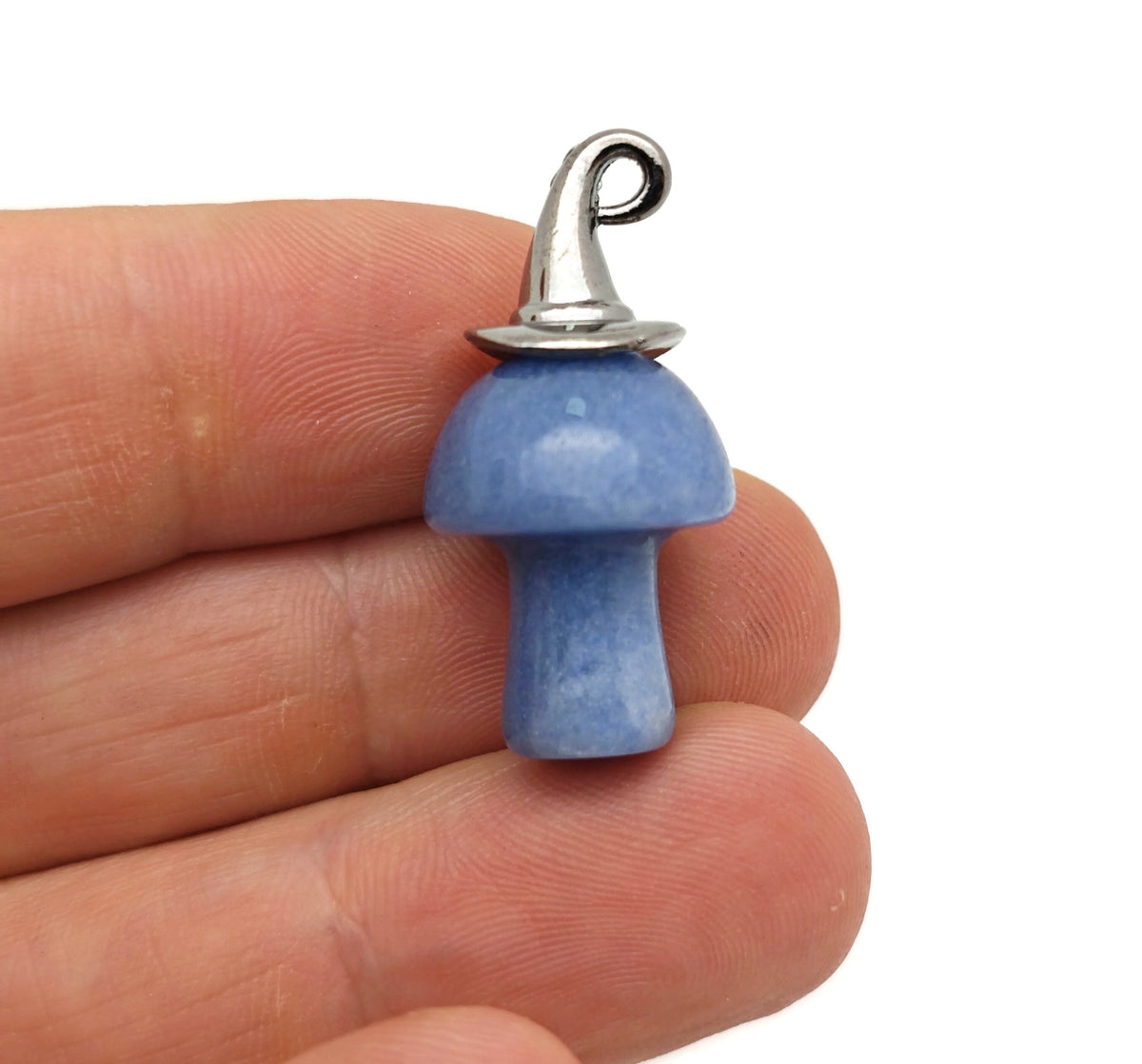 Halloween Hat Gemstone Mushroom - Gemstone Pendant - 25mm - MIX