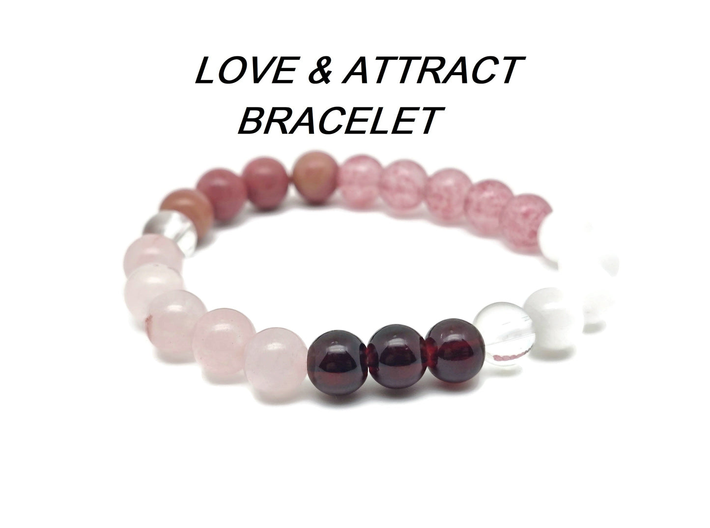 Intention Bracelet Crystal - Choose Your Bracelet - Handmade Men&Women Stretchy Bracelet - MIX