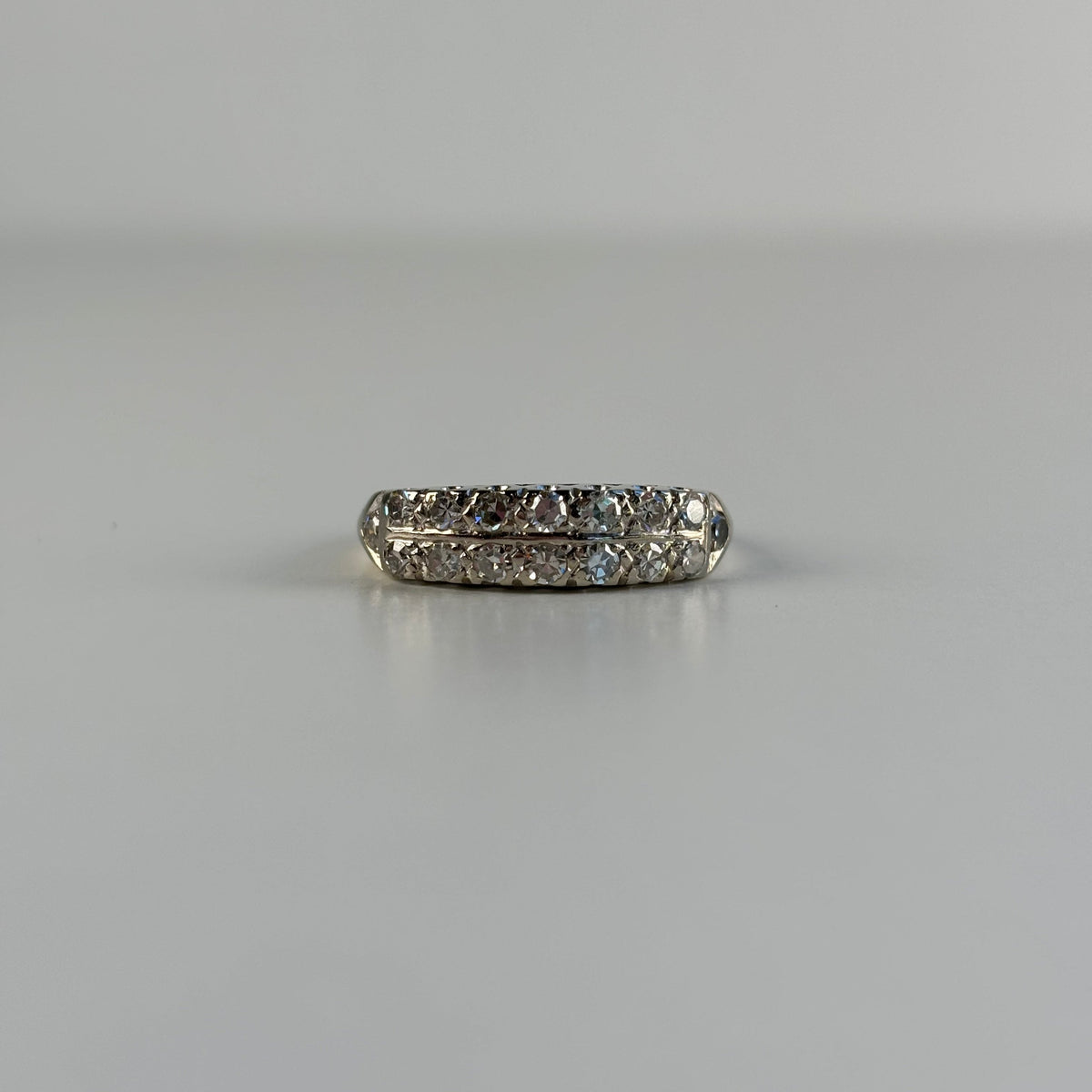 0.50 CTW Single Cut Diamond Band | Vintage