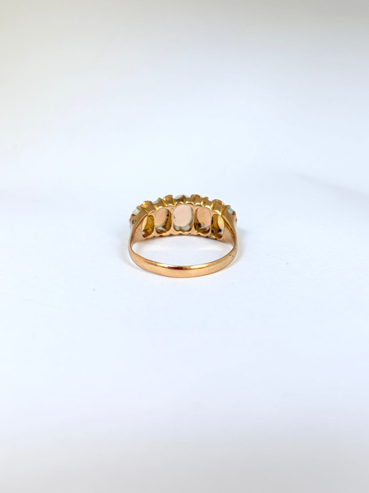 Edwardian, 18ct Gold, Opal and Diamond Ring, Chester, 1903