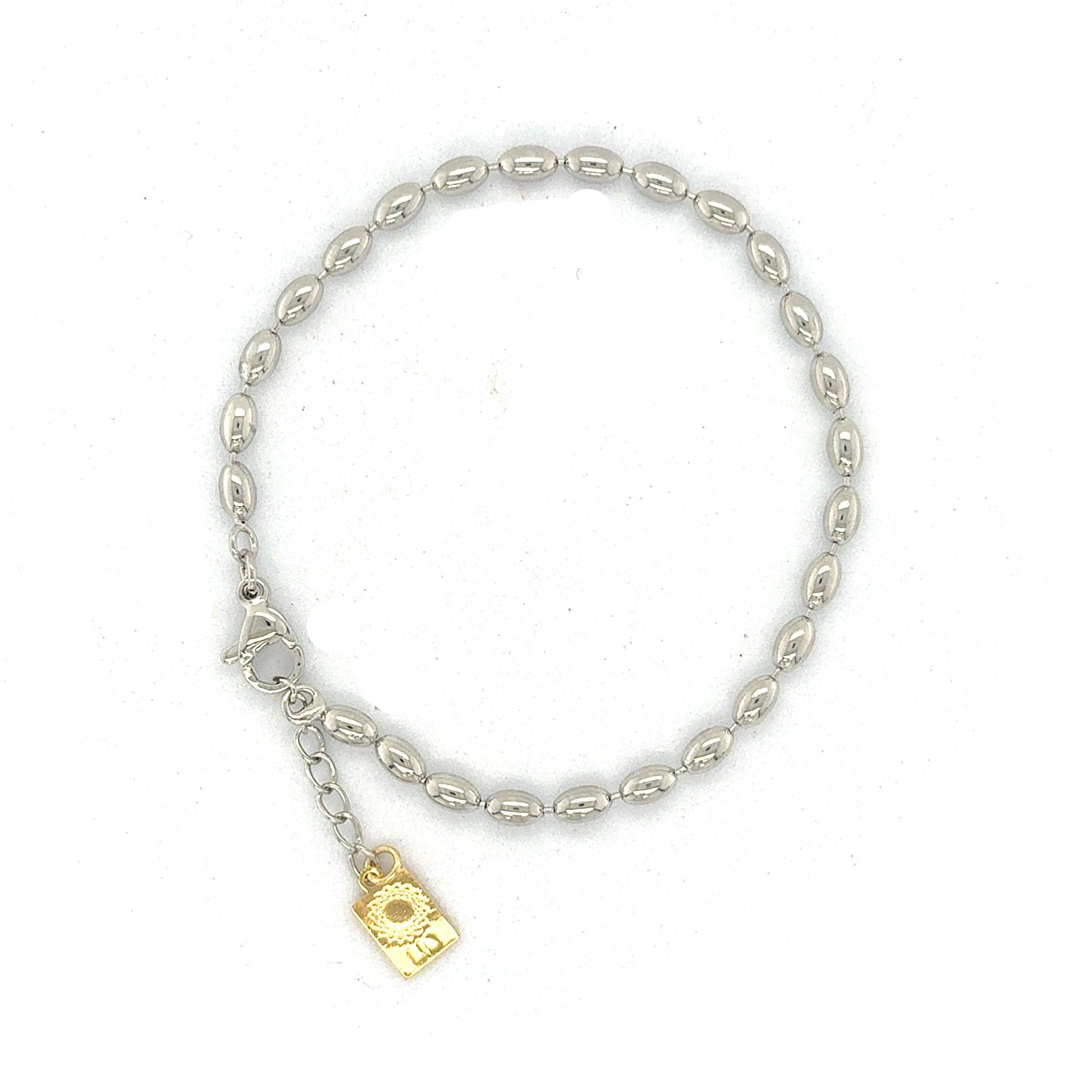 Oval Bead Chain Bracelet
