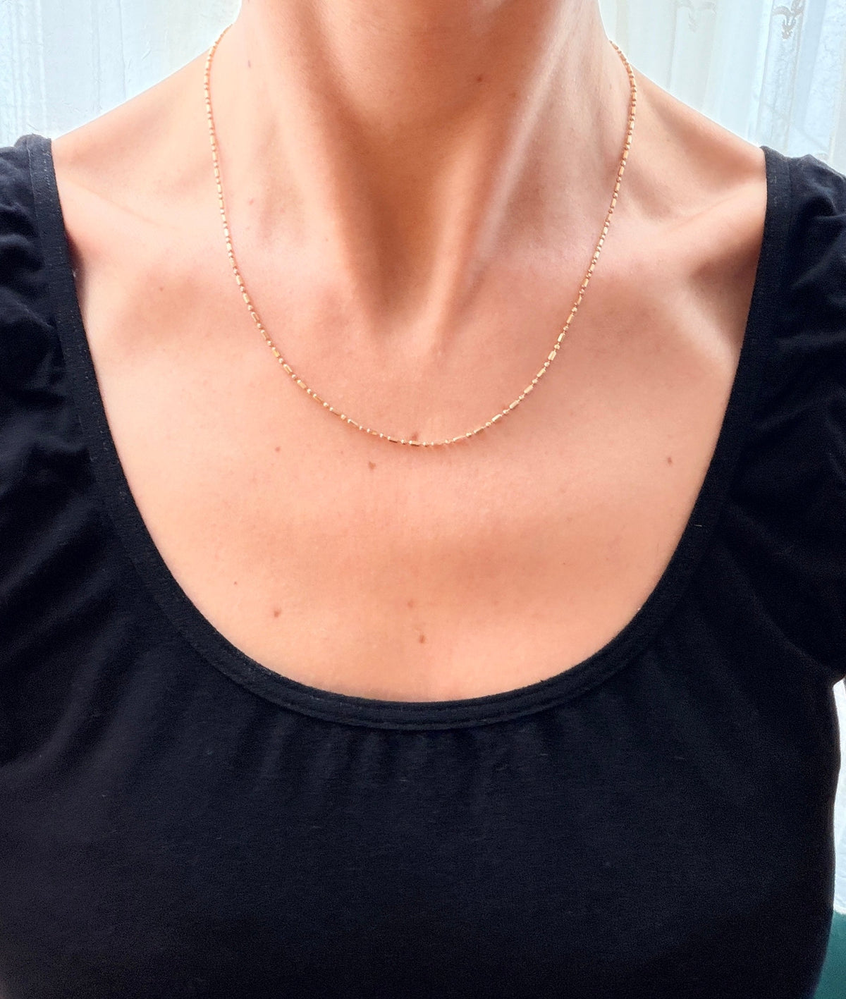 Dainty, 18 inch, 14ct Gold, Vintage Chain (2.97g)