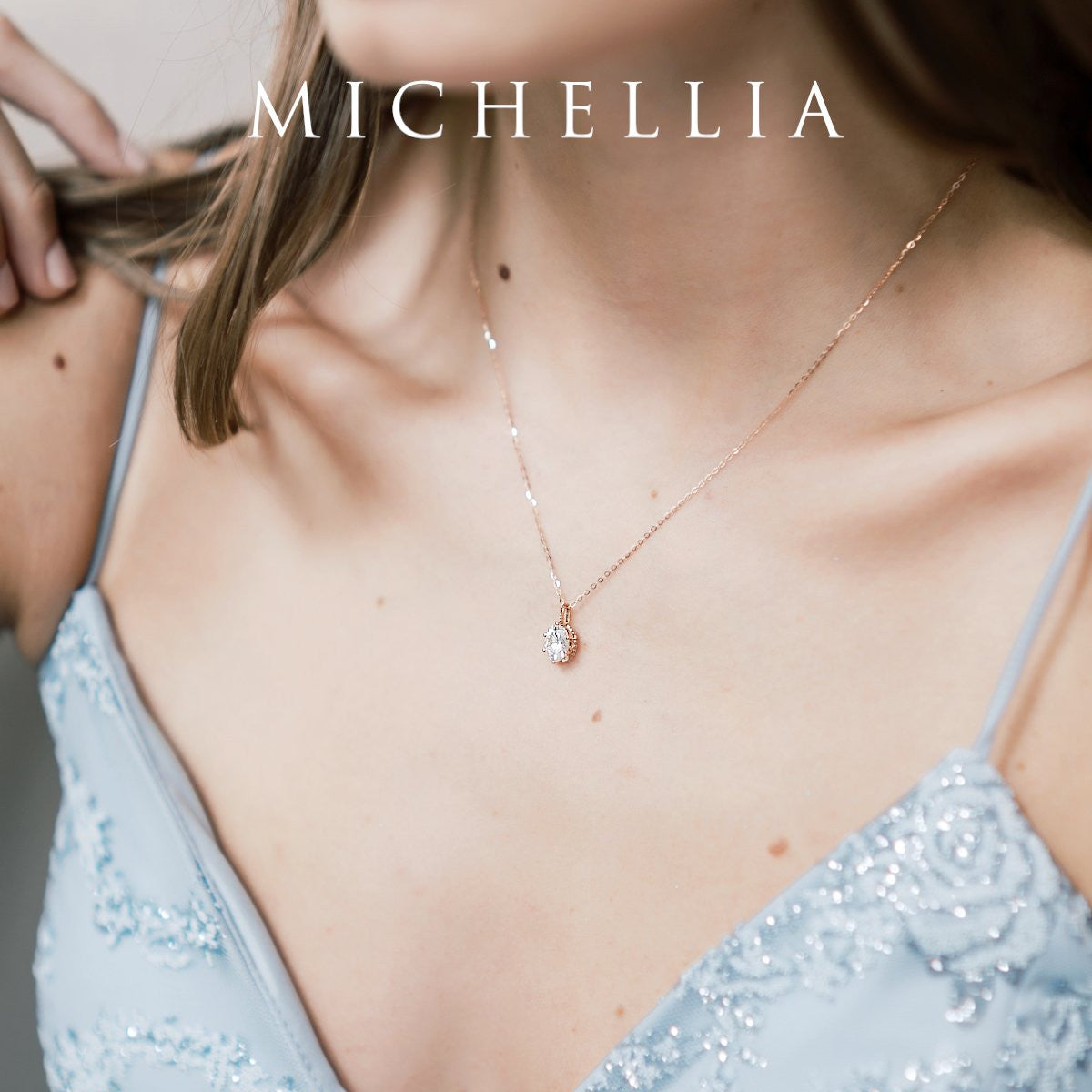 [Evelina] Vintage Classic Crown Oval Cut Necklace in Lab Emerald