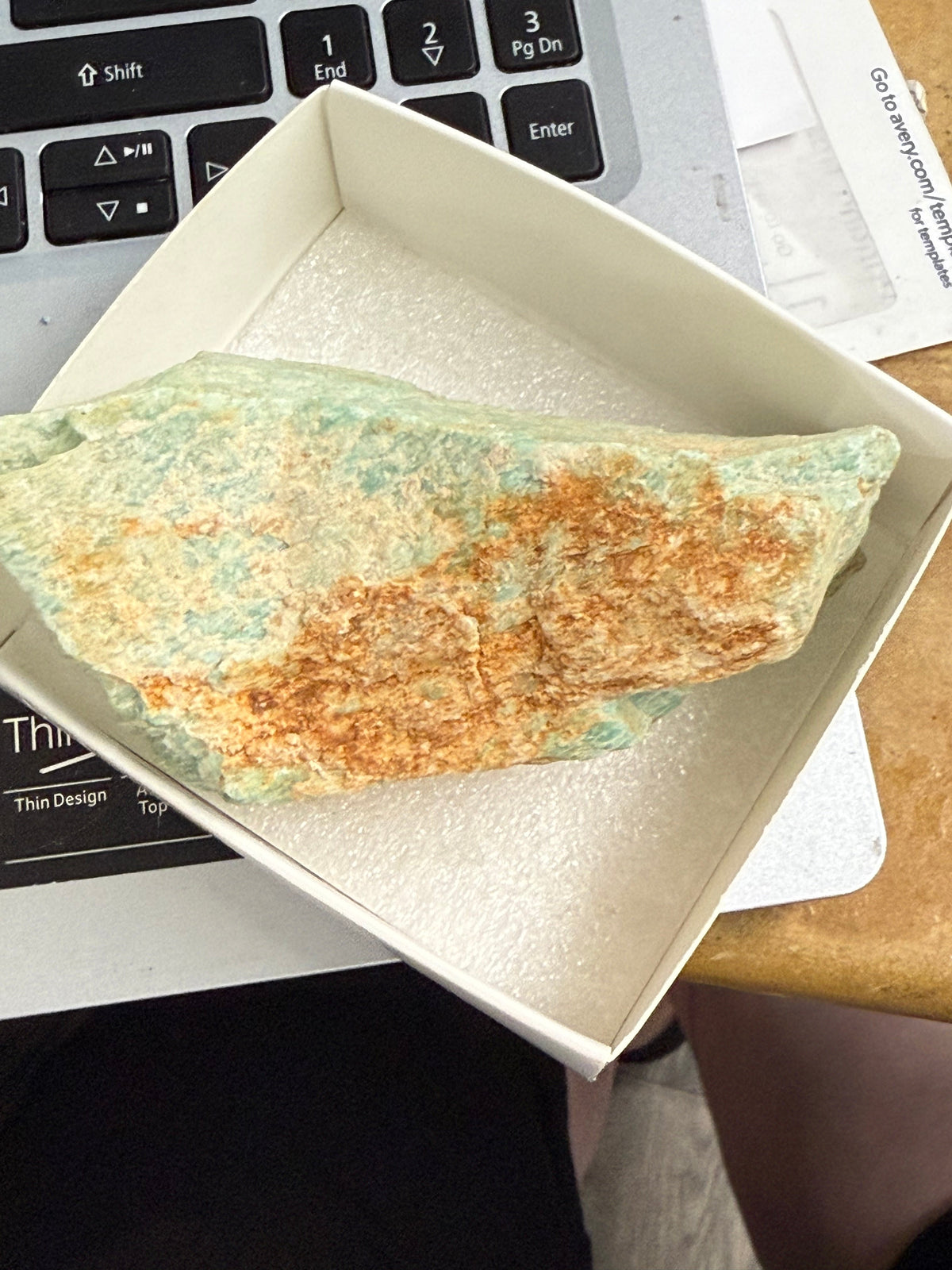 Amazonite, Raw