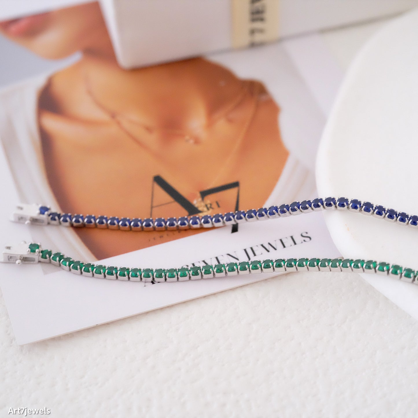 Sapphire Tennis Bracelet