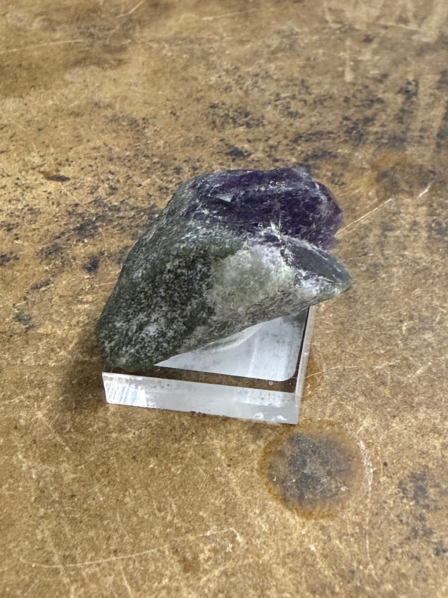 Purple Scapolite W/ Dioptase (Marialite) (3)