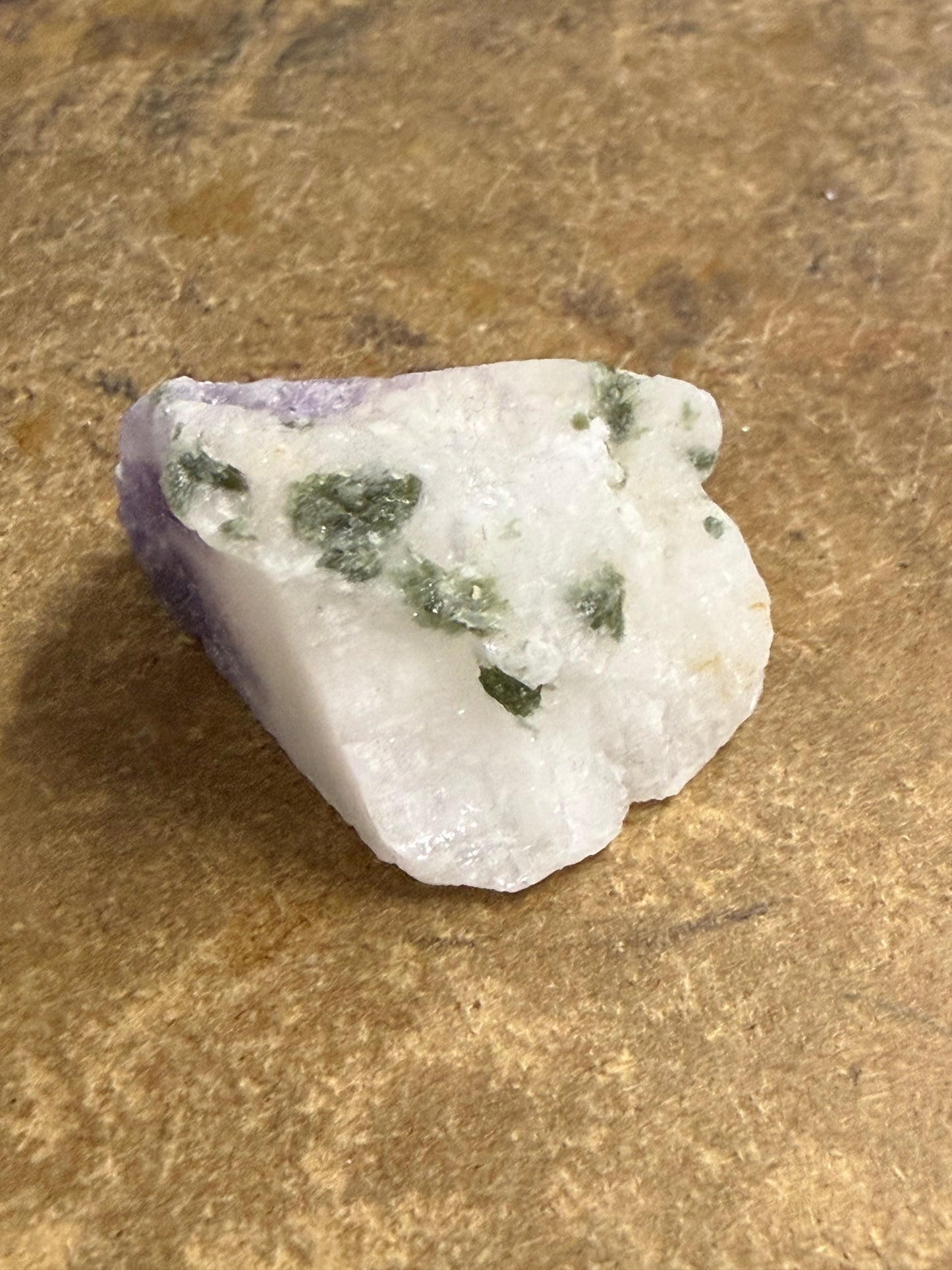 Purple Scapolite (Marialite)W/ Dioptase (17)