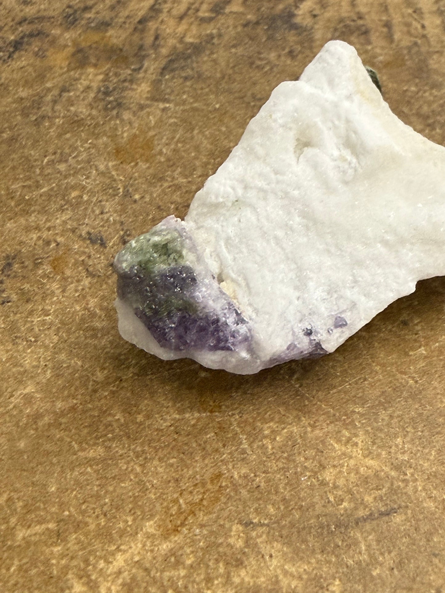 Purple Scapolite (Marialite)W/ Dioptase (18)