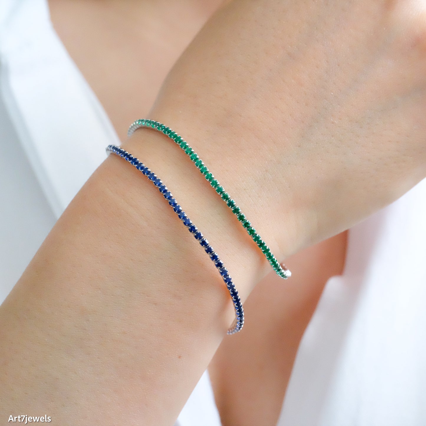 Emerald Tennis Bracelet