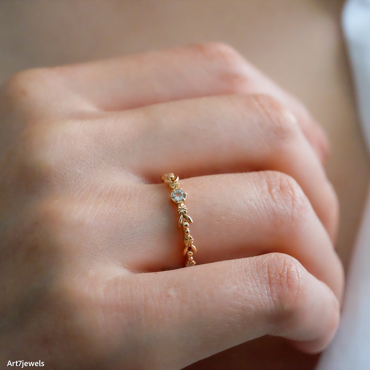 Aquamarine Ring