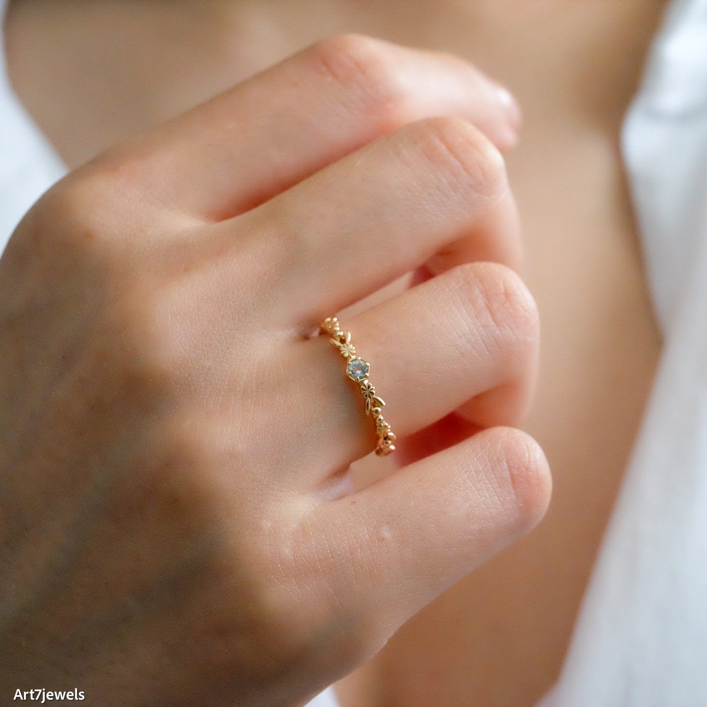 Aquamarine Ring