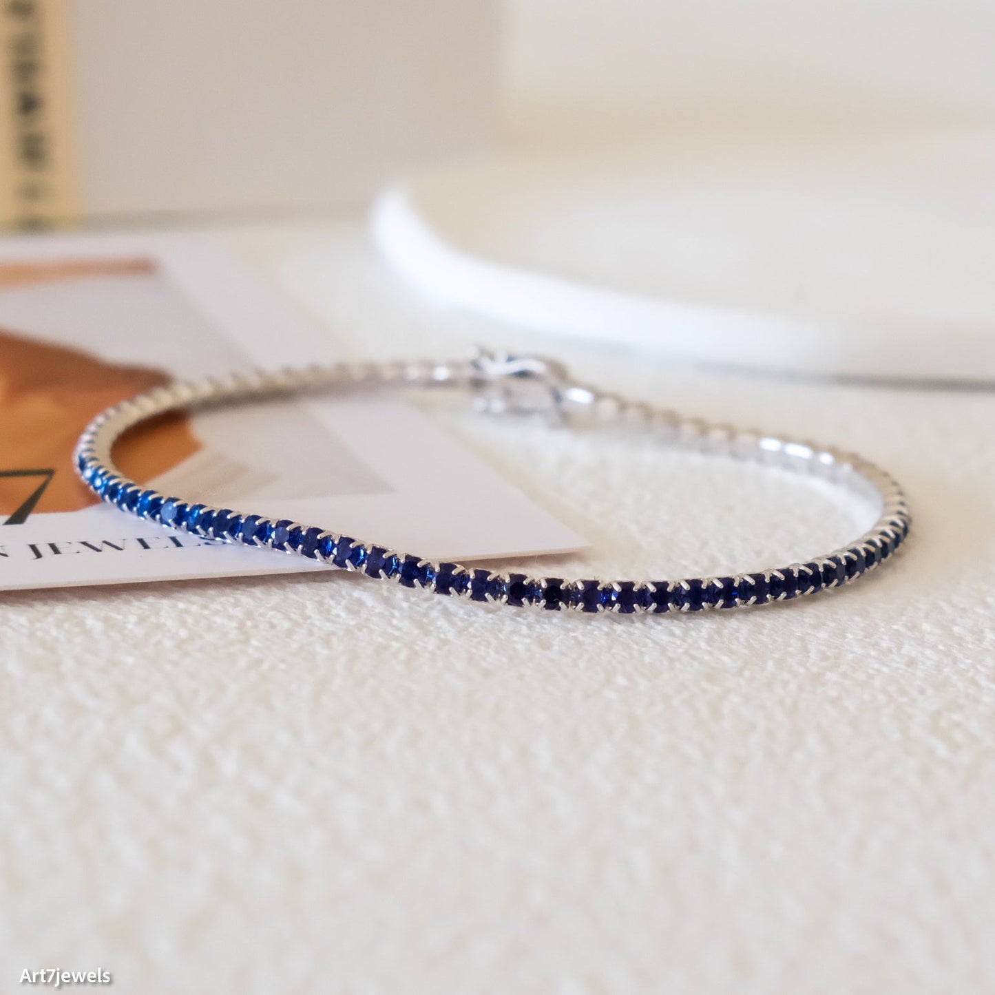 Sapphire Tennis Bracelet