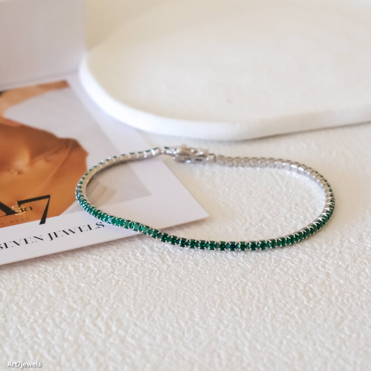 Emerald Tennis Bracelet