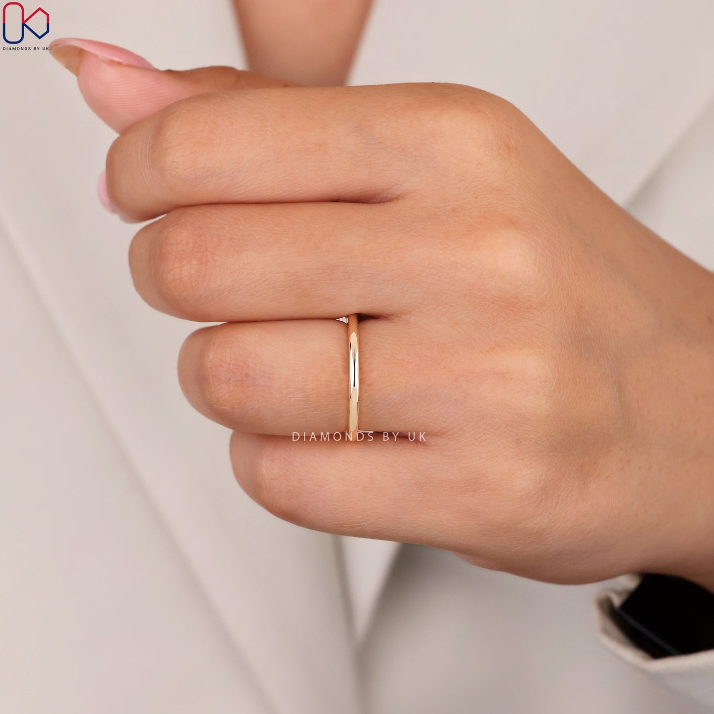 Comfort Fit Band In Yellow Gold