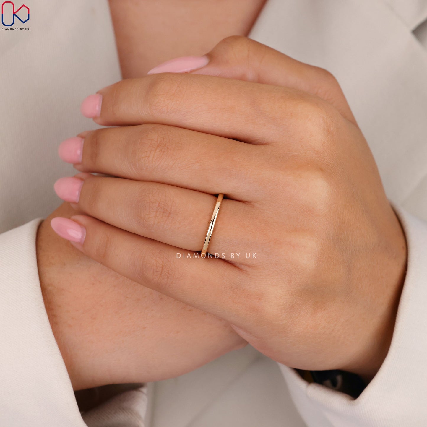 Comfort Fit Band In Yellow Gold