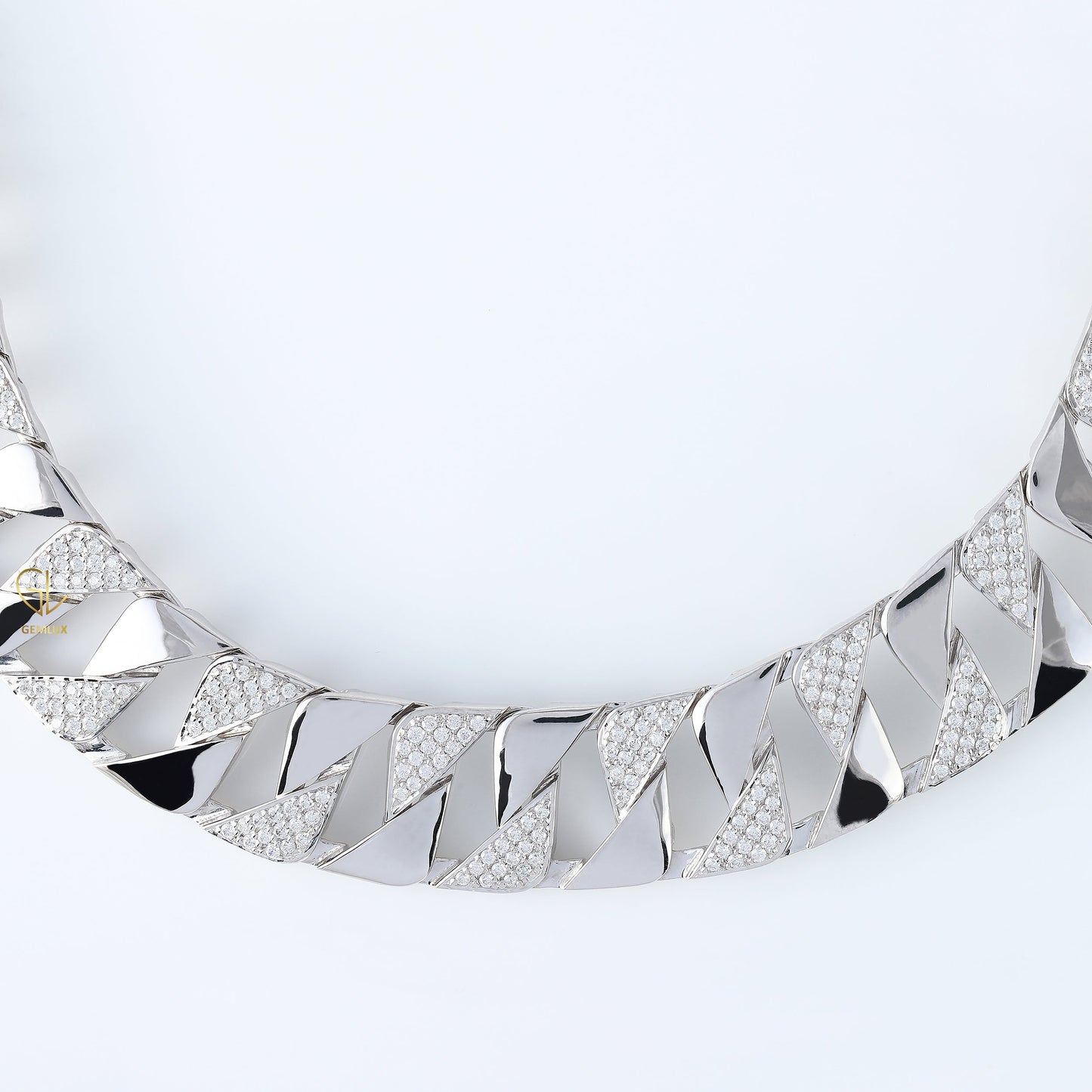 Bling Bling Lab Grown Diamond Cuban Hip Hop Bracelet For Men