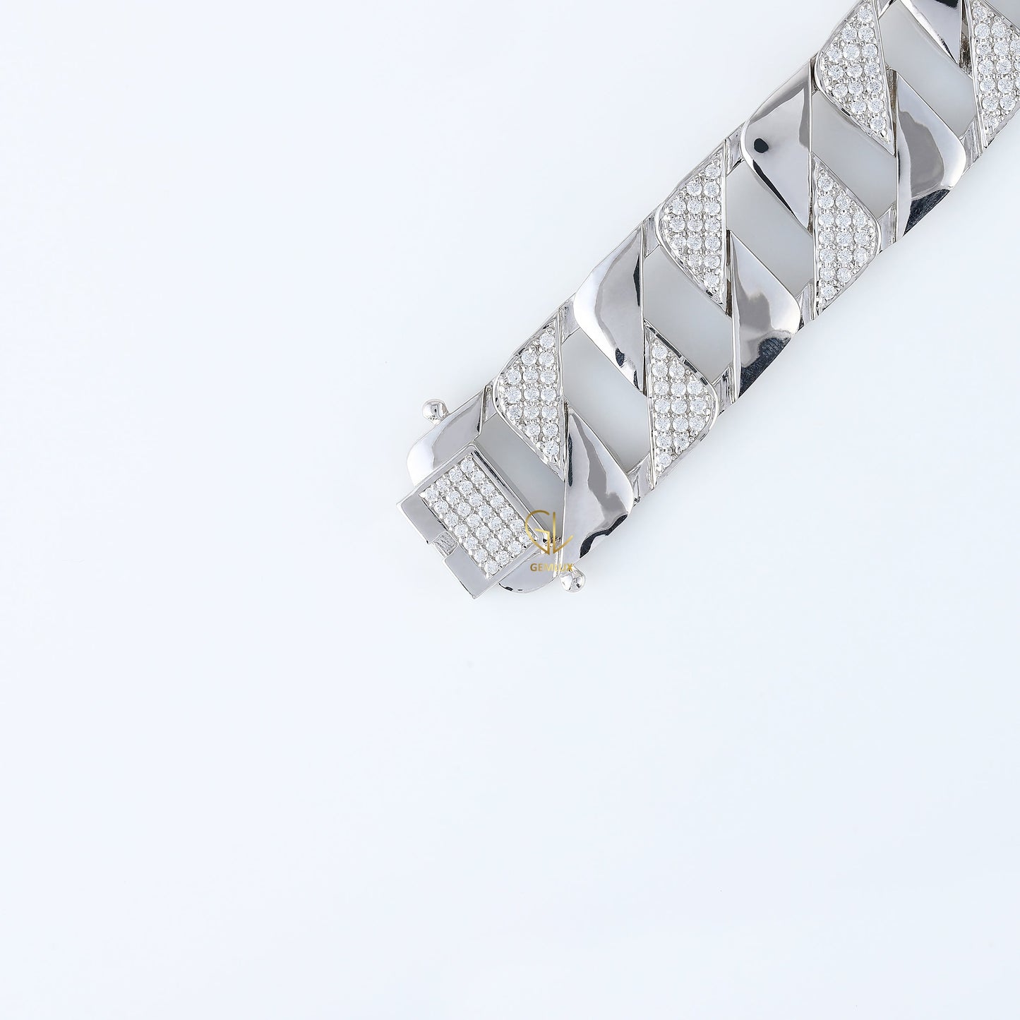 Bling Bling Moissanite Cuban Hip Hop Bracelet