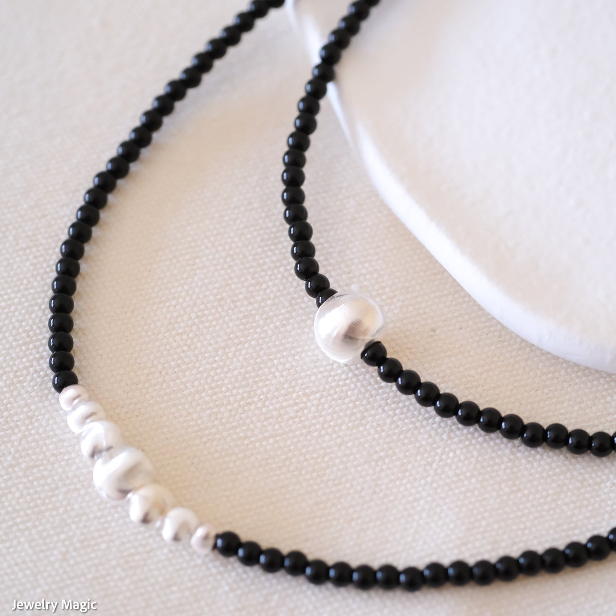 Onyx Beaded Choker