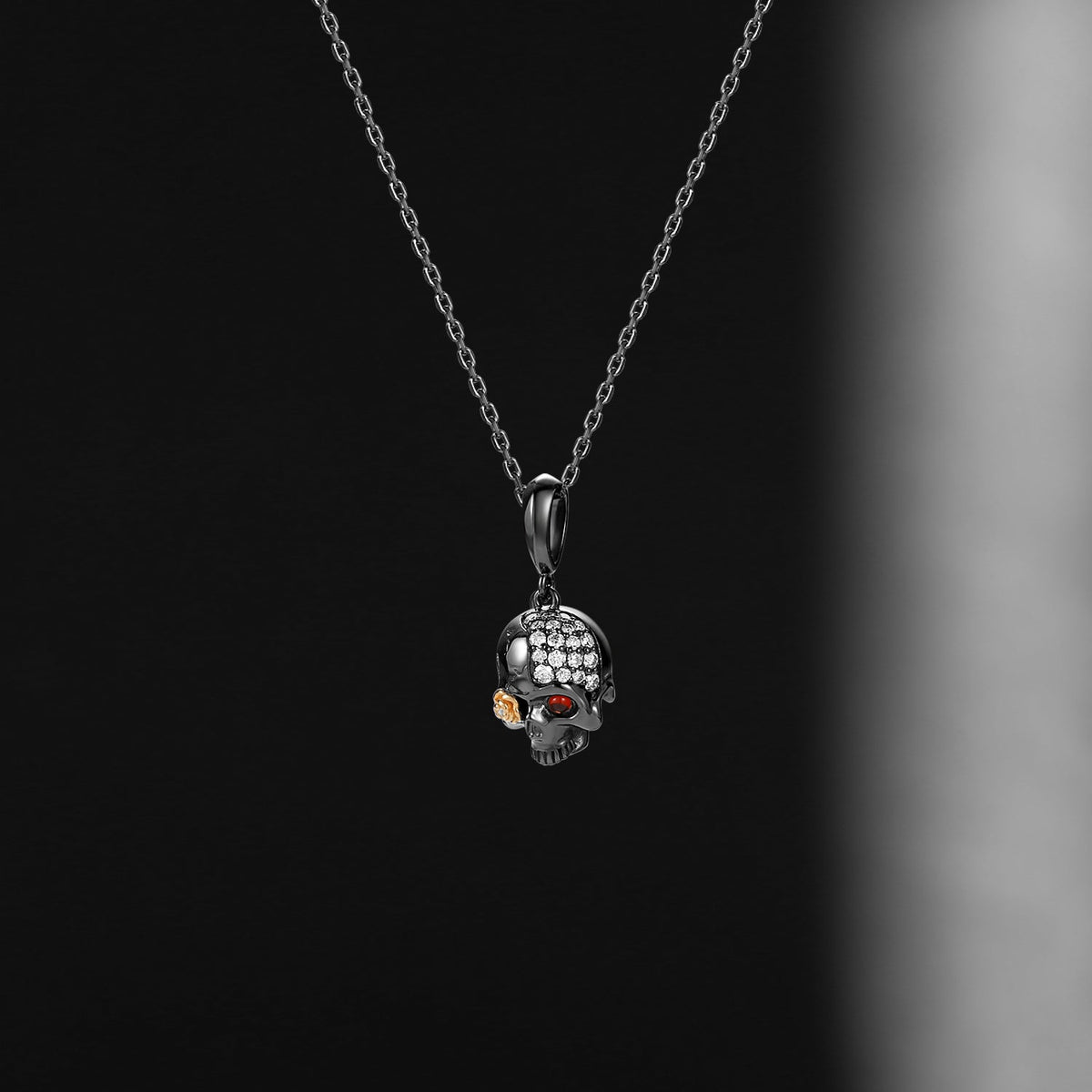 Unique Skull & Skeleton Gothic Pendant Necklace