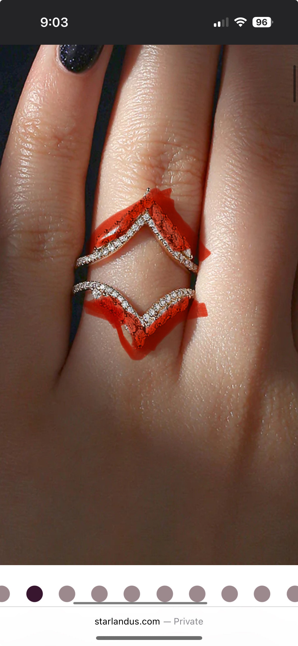 Custom ring for Aaron