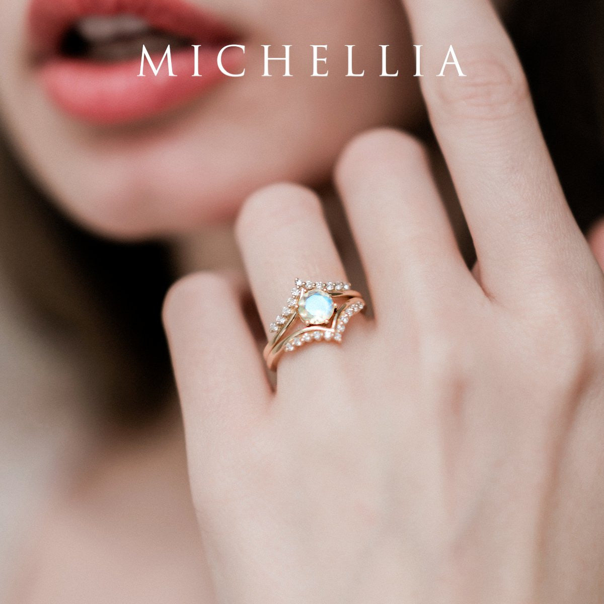 [Diane] Moonwake Ring in Akoya Pearl