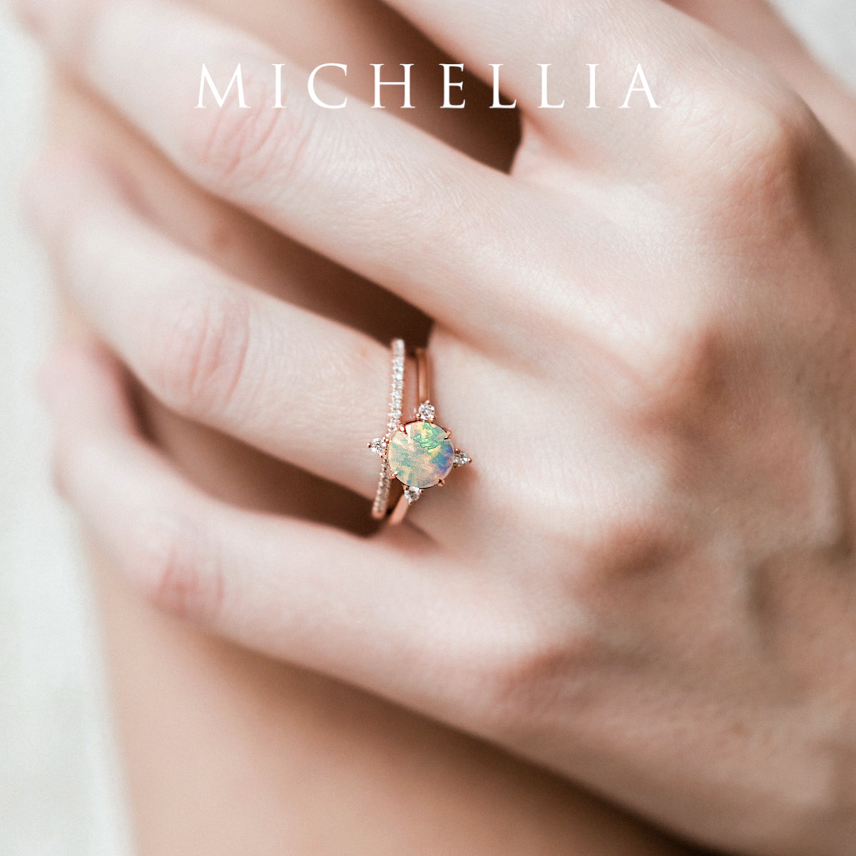 [Polaris] North Star Ring in Opal
