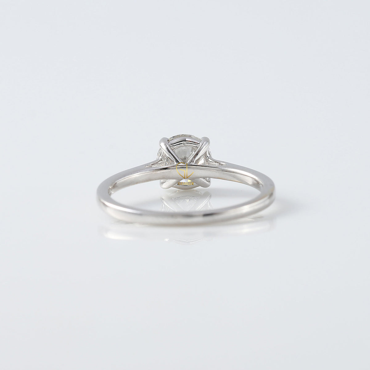 IGI Certified Round Diamond Solitaire Engagement Ring