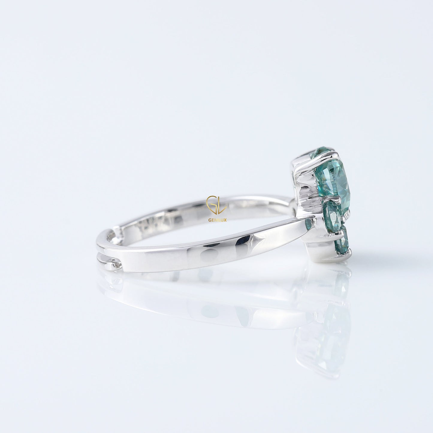 Animal Inspired Cat Dog Paw Moissanite Ring
