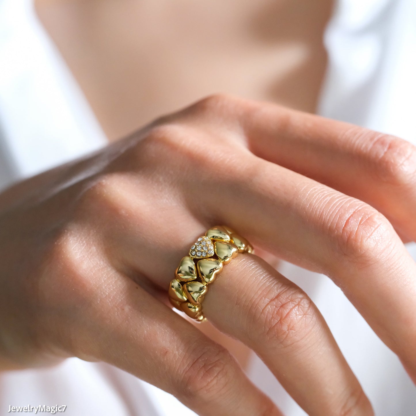 Puffy Heart Ring