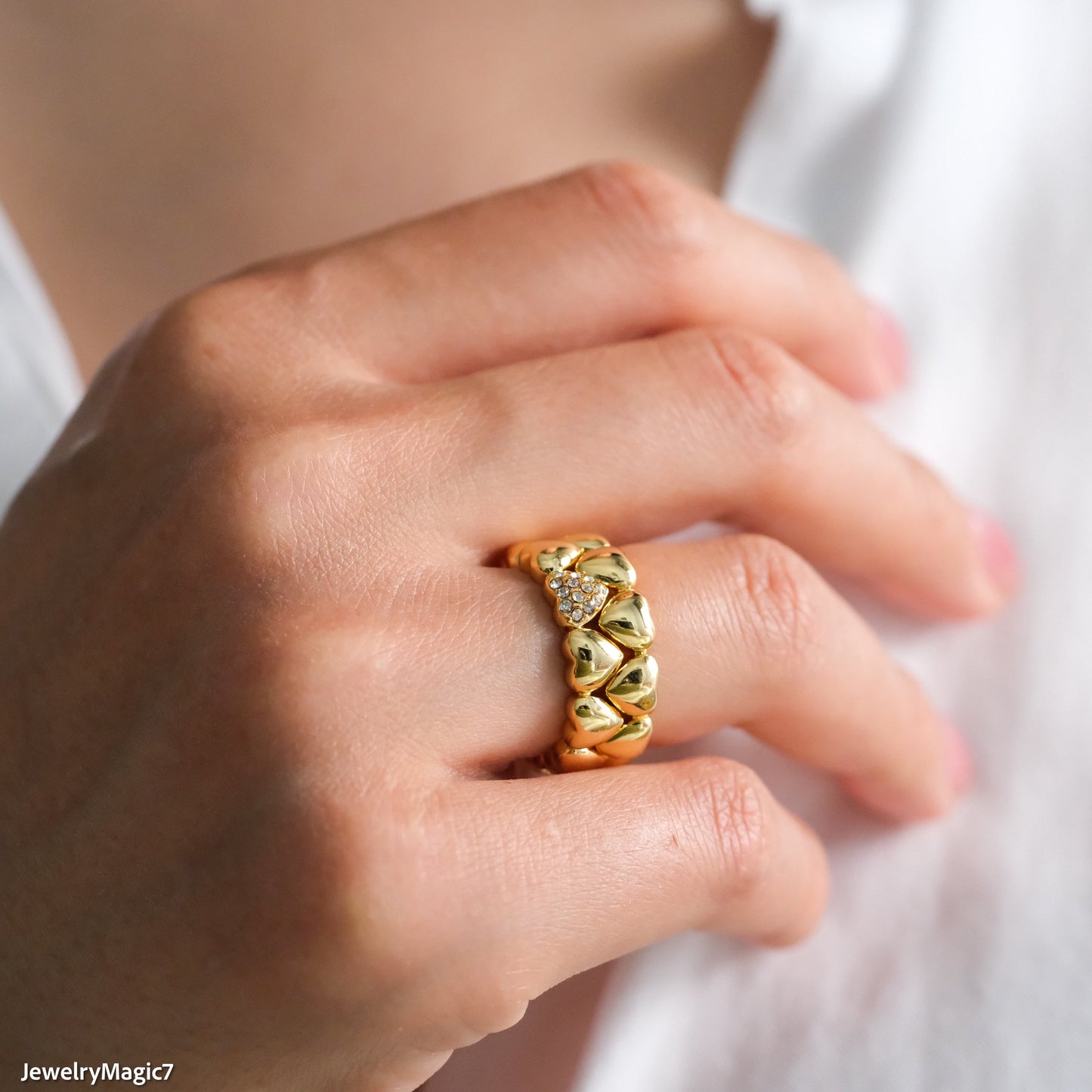 Puffy Heart Ring