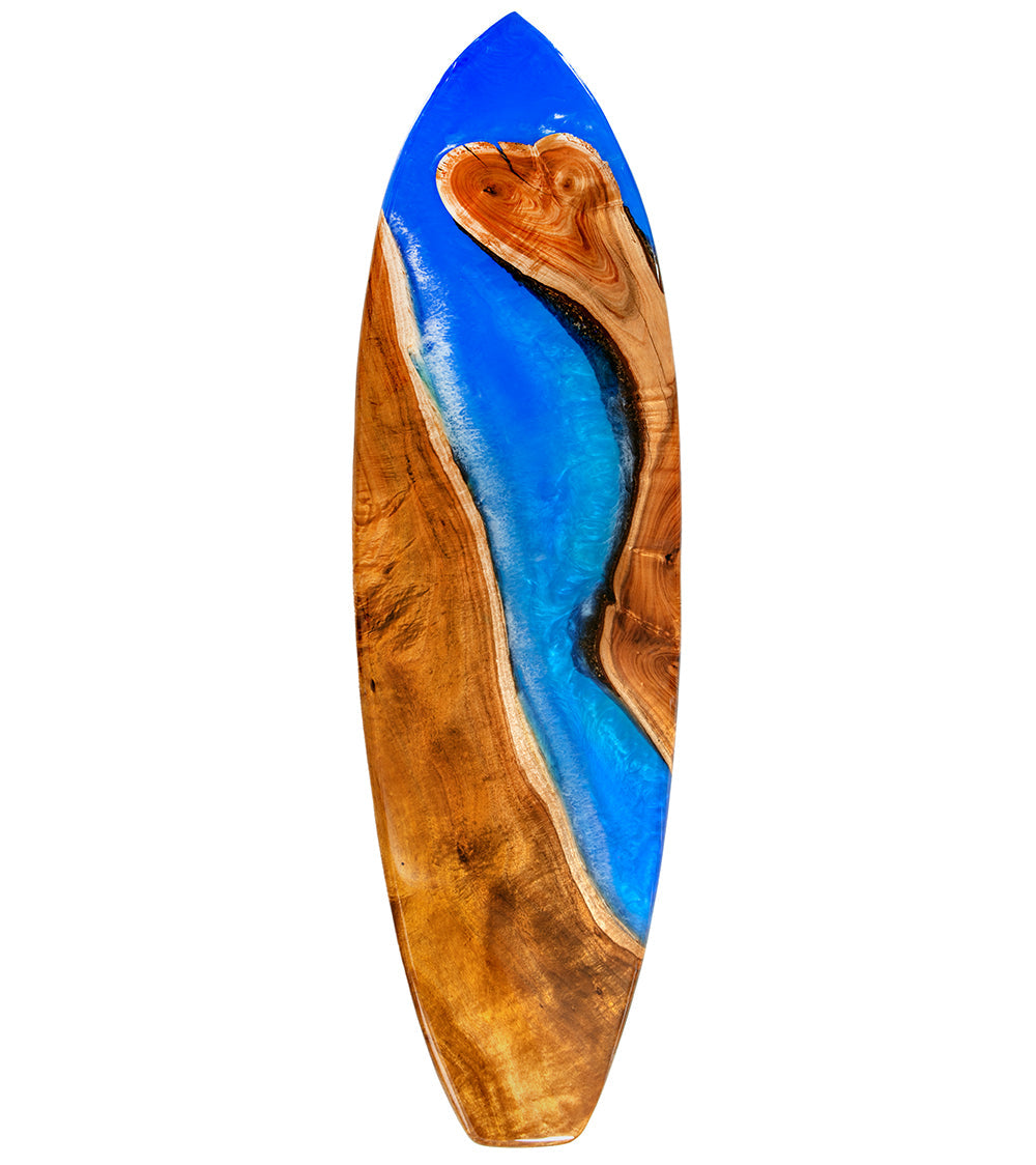 Koa/Resin 72" Surfboard #313 by S. Isaac Anderson