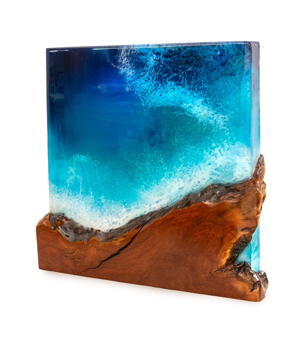 Lychee/Resin Wall Art "Makaha Summer" by S. Isaac Anderson