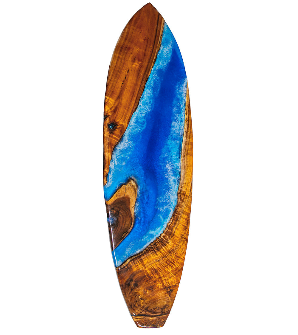 Koa/Resin 72" Surfboard #312 by S. Isaac Anderson