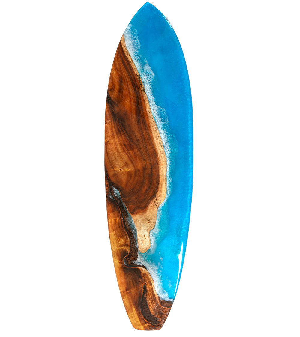Koa/Resin 72" Surfboard #318 by S. Isaac Anderson