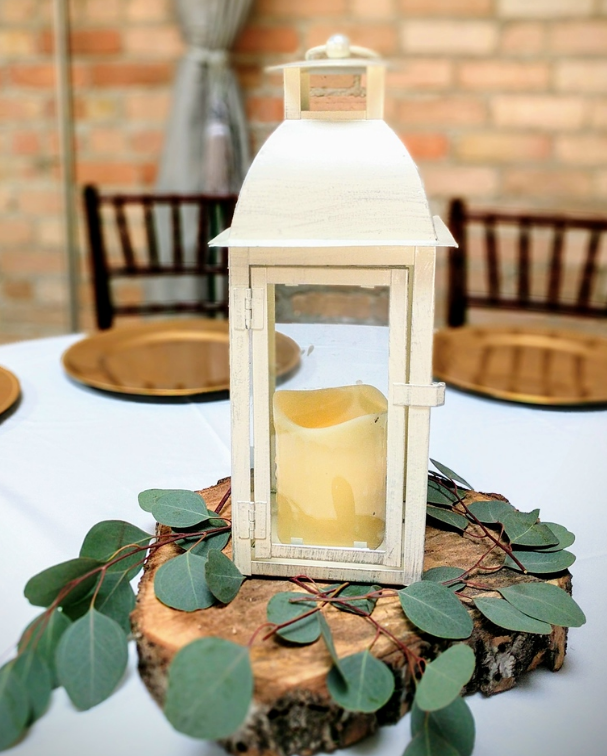 Ivory Candace Lantern