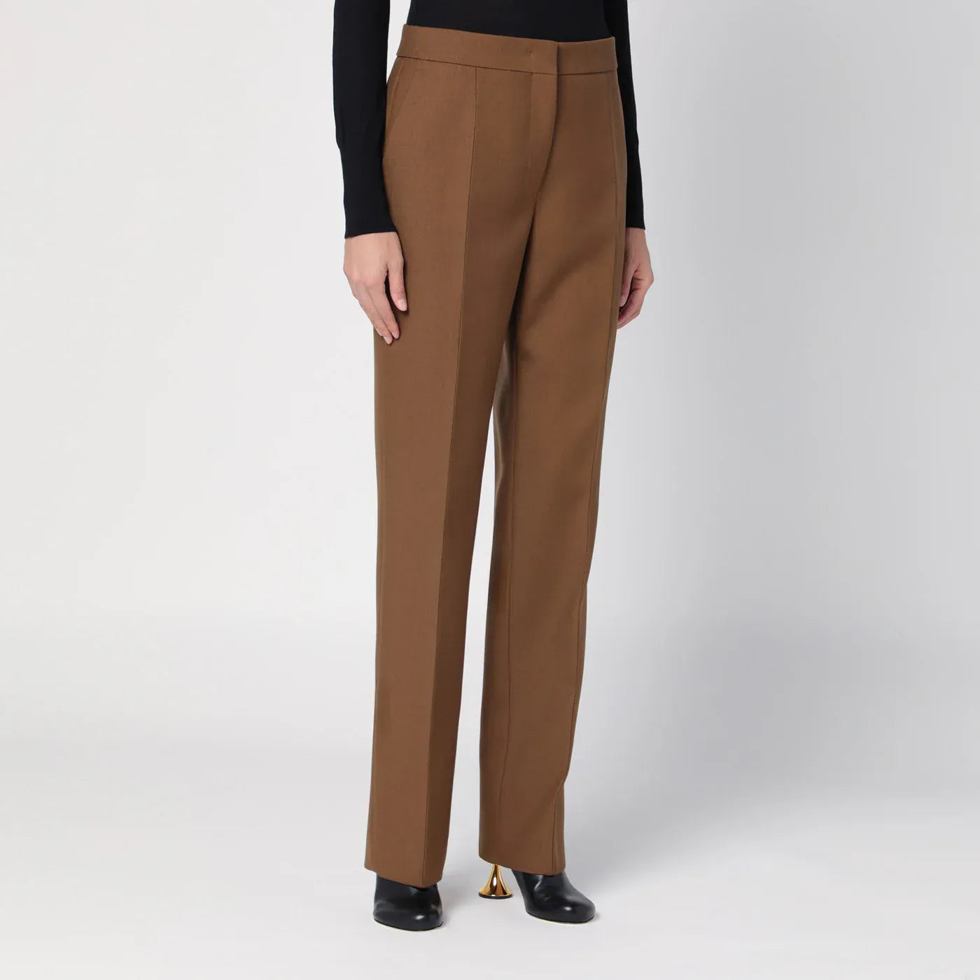 Jil Sander - Brown wool trousers