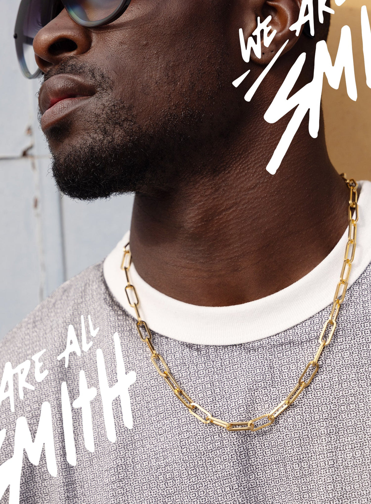 Stainless Steel Gold Plated 8mm Cable Chain