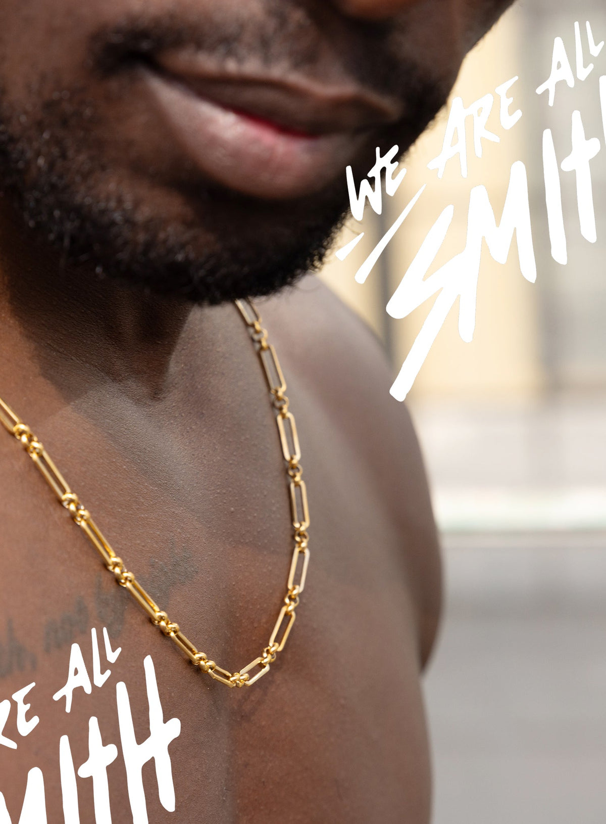 Stainless Steel Gold Plated 4.5mm Elongated Cable Chain Necklace