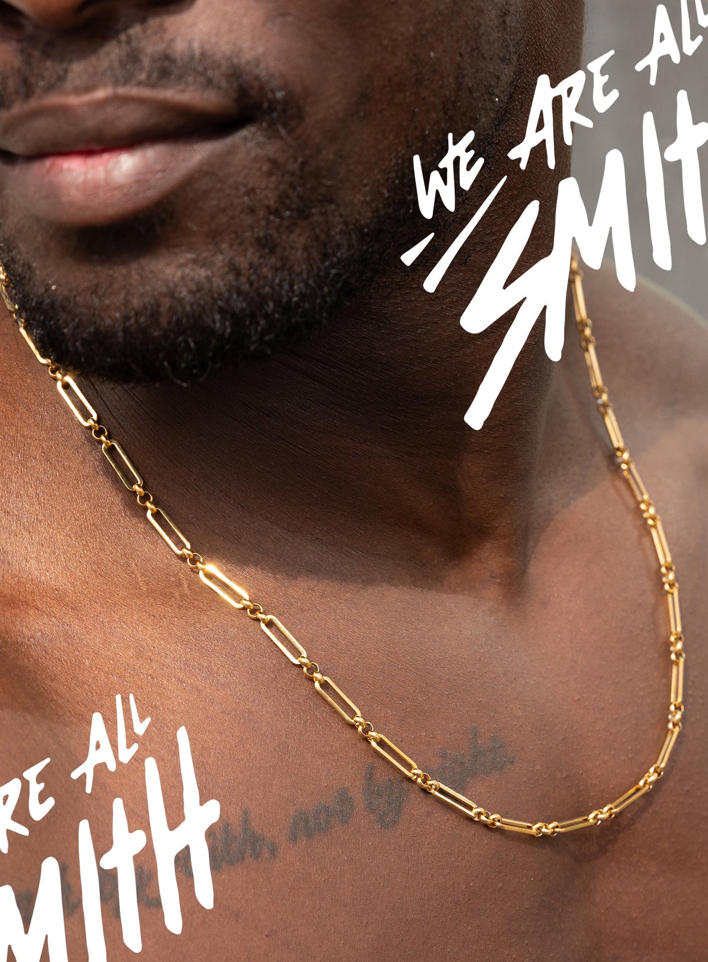 Stainless Steel Gold Plated 4.5mm Elongated Cable Chain Necklace