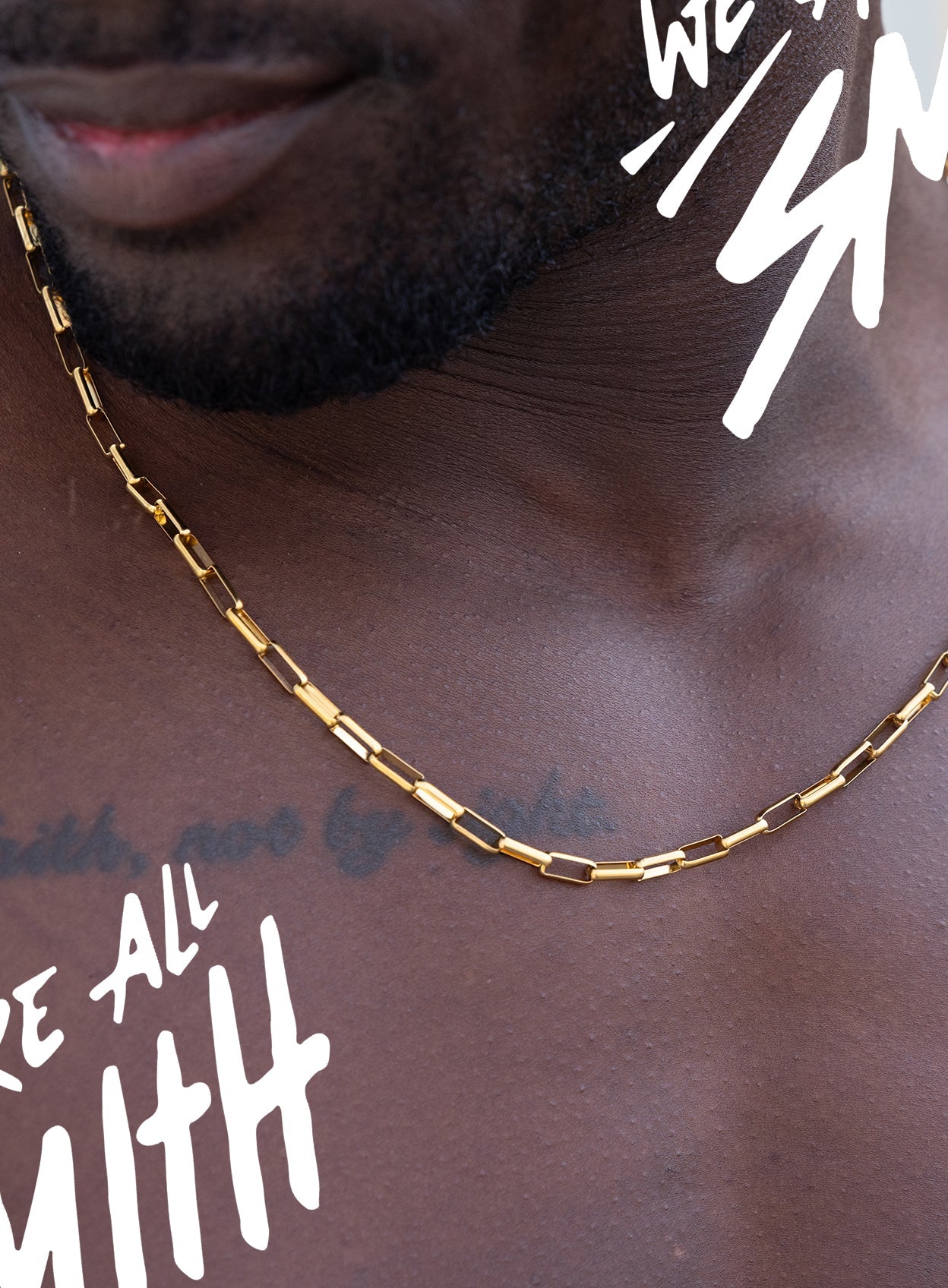 Stainless Steel Gold Plated 4.5mm Elongated Box Chain Necklace